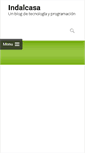 Mobile Screenshot of indalcasa.com